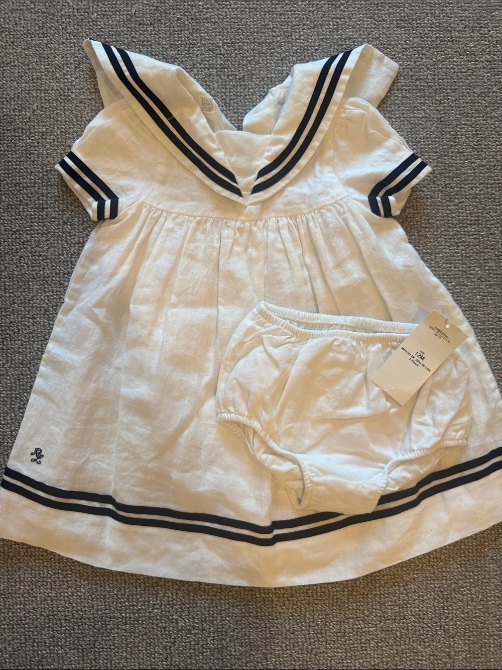 Ralph Lauren Nautical Linen Dress & Bloomer